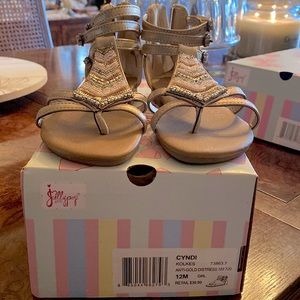 Jellypop Girls beaded Sandal new